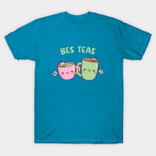 Cute Tea Mugs Bes Teas Besties T-Shirt